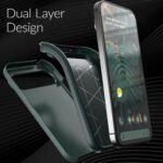 Crave for Google Pixel 9 Case and Pixel 9 Pro Case, Shockproof Protection Dual Layer Cover (6.3 inch) - Forest Green - Image 4