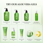 Aloderma Aloe Vera Gel Made within 12 Hours of Harvest with 96% Pure Organic Aloe Vera for Skin, Scalp, & Hair, Soothing Aloe Face Moisturizer, Multipurpose, Hydrating Aloe Gel, 7.05oz - Image 9