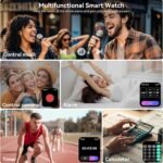 Smart Watch for Men Women, 1.83" HD Touch Screen with Bluetooth Call, IP68 Waterproof, 140+ Sport Modes, Fitness Tracker with Heart Rate & Sleep Monitor, Pedometer, Compatible with Android iPhone - Image 6