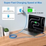 240W Samsung Charger Cable Super Fast USBC Charging Cord, 6FT 2Pack USB C - Image 3
