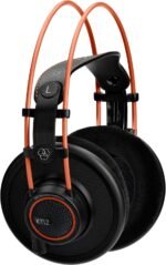 AKG Pro Audio K712 PRO, Wired, Over-Ear, Open Back, Reference Studio Headphones, Flat Wire Voice Coil, Black