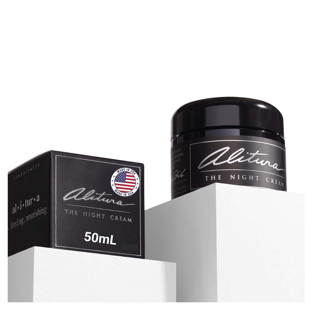 517KdT5k9eL._SL1080_.jpg Alitura Hyaluronic Acid Night Cream, Anti-Aging Face Moisturizer, 50 ml - Image 1