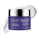 Olay Retinol 24 Face Moisturizer, Anti-Aging Night Cream for Women, Trial Size, Fragrance-Free, Non Greasy - Anti-Wrinkle, Smooth Fine Lines, Tightening Skin Care - Peptides, Glycerin, 0.5 Oz