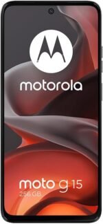 Motorola Moto G15 4G LTE (XT2521-2) 4+256GB Dual Sim | GSM Unlocked | International Model | for T-Mobile, Metro PCS, Mint & Tello - (Gray) - Image 2