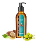 Moroccan Argan Hair Oil 100ml, Frizz Control & Heat Protectant for All Hair
