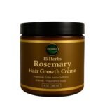 Rosemary Hair Growth Crème – Strengthens Roots, Reduces Shedding, Deeply Moisturizes & Nourishes Scalp – Vegan, Natural Hair Growth Treatment – 6 oz