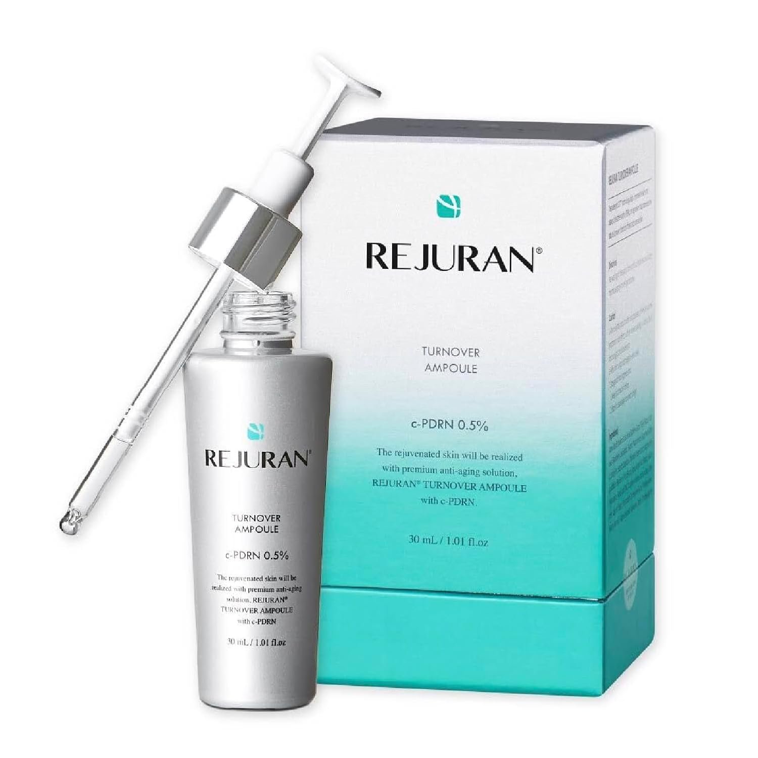 61CHSTGKVeL._SL1500_.jpg REJURAN Turnover Ampoule, c-PDRN® Face Serum, 1.01 fl oz - Image 1