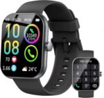 Smart Watch (Answer/Make Calls), 1.96" HD New Smartatch for Men Women,113+ Sport Modes Fitness Tracker with Heart Rate/Sleep Monitor/Pedometer/Calories, , IP68 Waterproof Running for Android iOS