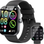 Smart Watch (Answer/Make Calls), 1.96" HD New Smartatch for Men Women,113+ Sport Modes Fitness Tracker with Heart Rate/Sleep Monitor/Pedometer/Calories, , IP68 Waterproof Running for Android iOS