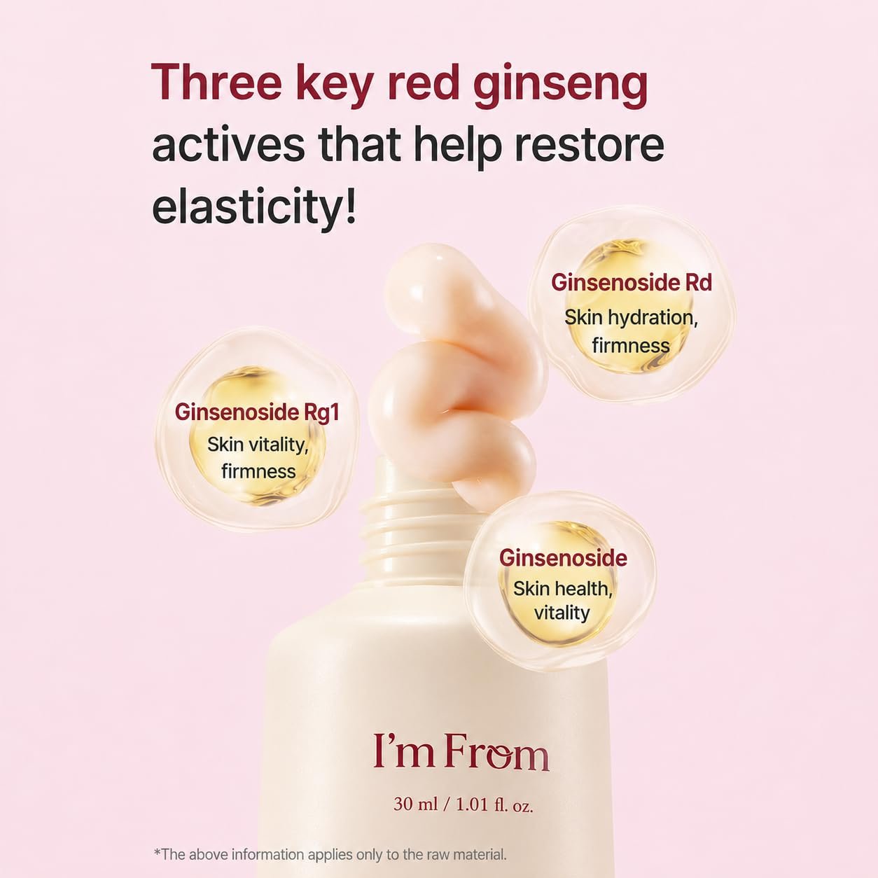 61Gb6Gy2Z5L._SL1254_.jpg I’m From Ginseng Eye&Neck Cream, Korean Red Ginseng Eye Cream for Nourishment, Deep Moisture Care 1.01 fl oz - Image 1