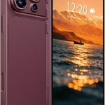 Huness 18 PM 16+1TB 7000mAh Battery 5G Unlocked Cell Phone (Burgundy Red)