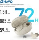 OHAYO A10 Sleep Earbuds Bluetooth 6.0 Noise Isolation Headphones for Side Sleepers No Touch Control Tiny Sleeping Ear Buds, White Noise APP（Gray） - Image 4