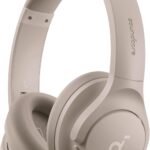 Soundcore by Anker Q20i Hybrid Active Noise Cancelling Headphones, Taupe