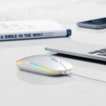 Afaartcci Rechargeable Wireless Mouse, Silent Bluetooth Mouse(White) - Image 6
