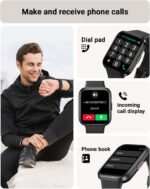 Tensky Smart Watch for Men/Women Android/iPhone/Samsung, Alexa Built-in, 1.8" Touch Screen Fitness Tracker with Answer/Make Calls, 3ATM Waterproof Heart Rate/Sleep/SpO2 Monitor, 120+ Sport Modes - Image 2