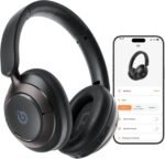 Boean Active Noise Cancelling Headphones, Bluetooth 6.0 Wireless Over Ear Headphones with 360° Spatial Audio, 120H Playtime & 5 ENC Mics, Soft Memory Foam, Transparency Mode for Office Travel