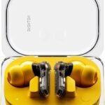 Nothing Ear (a) Wireless Earbuds, 45dB Hybrid Noise Cancelling Earbuds, Hi-Res Audio, Advanced Equaliser, Dual Connect, 6 Mics, 42.5H Playtime Ear Buds Wireless Bluetooth, Yellow