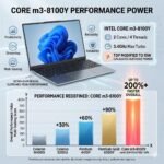 15.6 inch Laptop, Core 8100Y, 4GB So-Dimm RAM, 128GB SSD, Windows 11 - Image 2