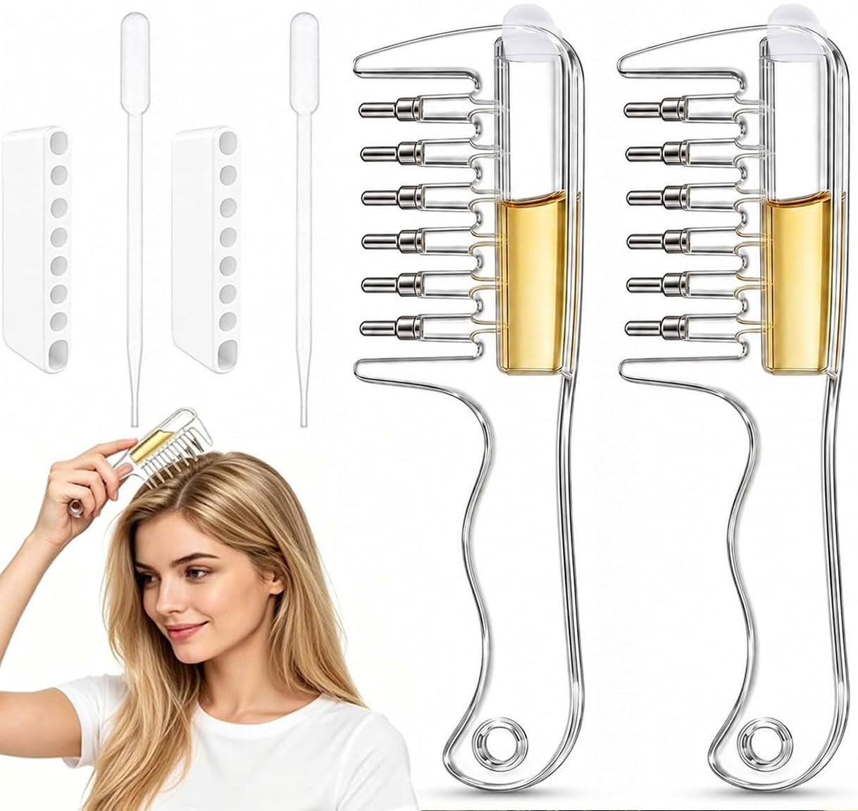 61fpHZeditL._SL1218_.jpg 2pcs Scalp Essential Oil Applicator,Hair Oil Applicator - Image 1