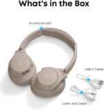 Soundcore by Anker Q20i Hybrid Active Noise Cancelling Headphones, Taupe - Image 8