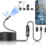 Endoscope Camera with Light,1920P HD Borescope Tools(16.4ft Dual-Lens)
