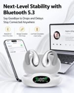 Ultra Open Ear Earbuds, Wireless Clip On Headphones with Open-Ear Comfort - Image 7