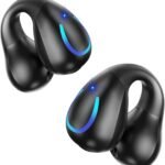 Open Ear Headphones Bluetooth 5.3 Wireless Bone Conduction Clip On Earbuds