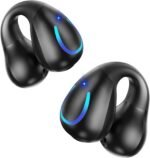 Open Ear Headphones Bluetooth 5.3 Wireless Bone Conduction Clip On Earbuds