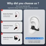 Open Ear Headphones Bluetooth 5.3 Wireless Bone Conduction Clip On Earbuds - Image 7