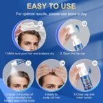 5% Minoxidil Spray for Men & Women - Hair Growth Serum & Hair Regrowth Treatment | 12-Month Supply 8-Pack (28 fl oz) | for Hair Loss & beard growth - Image 5