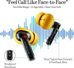 Nothing Ear (a) Wireless Earbuds, 45dB Hybrid Noise Cancelling Earbuds, Hi-Res Audio, Advanced Equaliser, Dual Connect, 6 Mics, 42.5H Playtime Ear Buds Wireless Bluetooth, Yellow - Image 5