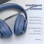 Uliptz Bluetooth Headphones Over Ear, Wireless HiFi Stereo Foldable Headset - Image 6