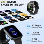Smart Watch (Answer/Make Calls), 1.96" HD New Smartatch for Men Women,113+ Sport Modes Fitness Tracker with Heart Rate/Sleep Monitor/Pedometer/Calories, , IP68 Waterproof Running for Android iOS - Image 7