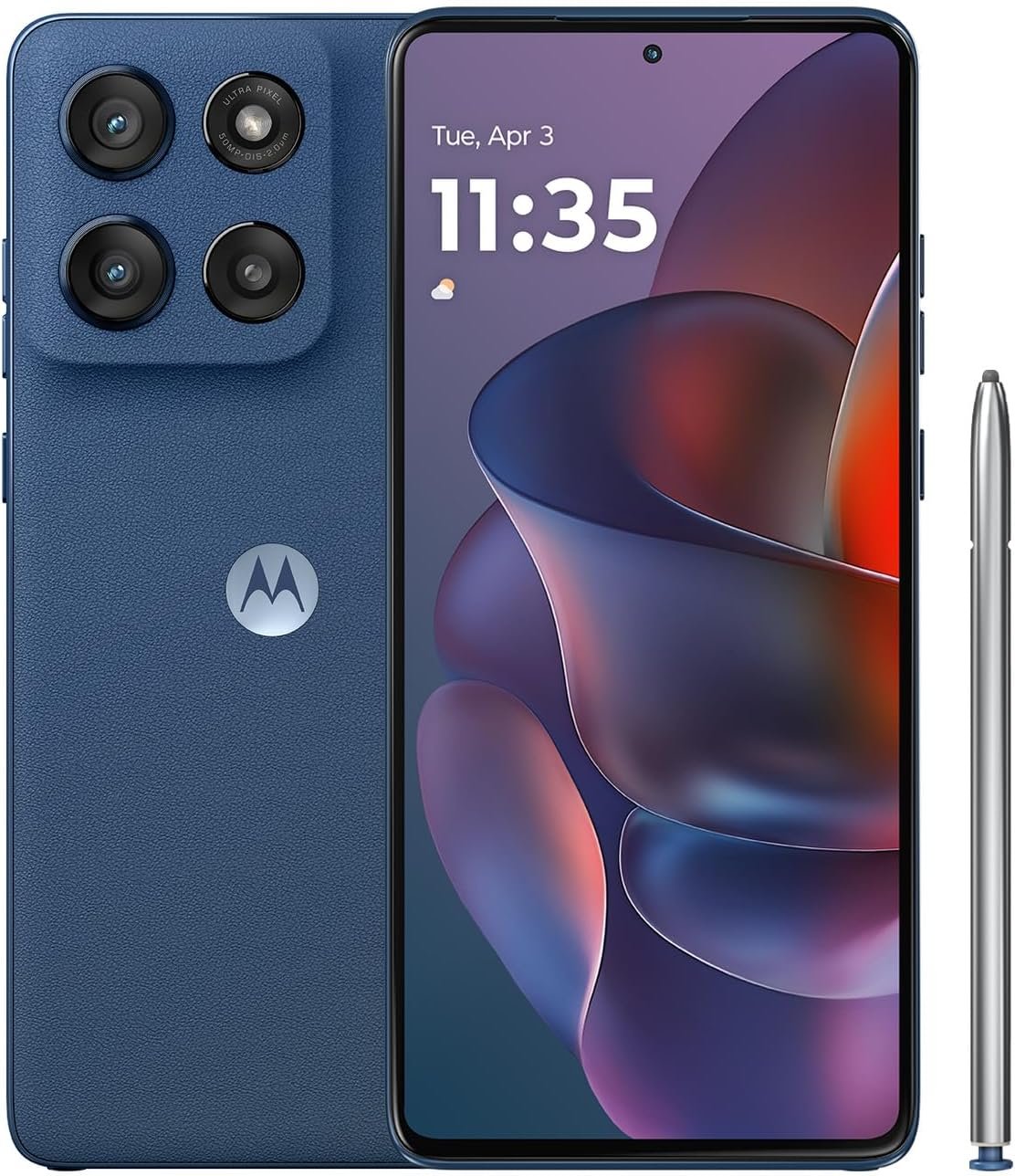 712YWK-GeVL._AC_SL1500_.jpg Motorola Moto G Stylus - 2025 | Unlocked | Made for US 8/256GB | 50MP Camera | Pantone Gibraltar Sea - Image 1
