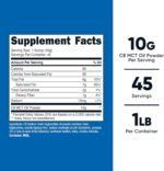 Nutricost C8 MCT Oil Powder 1LB (16.2oz) - 95% C8 MCT Oil Powder - Image 2