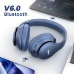 Uliptz Bluetooth Headphones Over Ear, Wireless HiFi Stereo Foldable Headset - Image 5