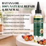 100% Pure Batana Oil for Hair Growth, Repair Split Ends, Shine, 4.23 fl oz - Image 2