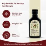 Hair Growth Stimulating Burdock Oil & Red Pepper Formula – Boosts Scalp Circulation & Strengthens Hair Roots – Natural Hair Growth Treatment for Thinning Hair – Moisturizing & Nourishing – 3.38fl.oz - Image 2