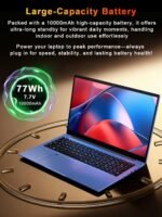 XNQ Laptop Computer, 18 Inch Gaming Laptop 2026, Window 11 Pro Lap Top PC, Core i5-1038NG7, 16GB RAM 1TB TF Expand, 512GB SSD, 1080p FHD IPS, Fingerprint, Wifi6 Business, School, Work, Student, Kids - Image 3