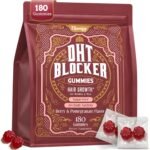 DHT Blocker Gummies with Saw Palmetto & Pumpkin Seed Oil, 180 Count