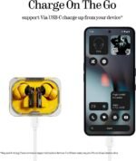 Nothing Ear (a) Wireless Earbuds, 45dB Hybrid Noise Cancelling Earbuds, Hi-Res Audio, Advanced Equaliser, Dual Connect, 6 Mics, 42.5H Playtime Ear Buds Wireless Bluetooth, Yellow - Image 7