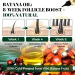 100% Pure Batana Oil for Hair Growth, Repair Split Ends, Shine, 4.23 fl oz - Image 4