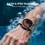 ANYWISE W1 LITE Smart Watches for Men, 1.43''AMOLED Mens Smart Watch for Android/iOS, 5ATM Waterproof Fitness, 170+ Sports Modes, Answer/Make Calls/12 Days Battery/Heart Rate/Sleep Monitor - Image 7