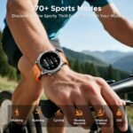 Anywise W1 Pro Mens Smart Watch, 5ATM Dual-Band GPS Offline Maps - Image 5