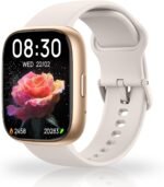 Smart Watch Built-in Alexa, Answer & Make Calls, 1.83" Fitness Watch IP68 Waterproof, Heart Rate, Sleep & Stress Monitor, Step Counter Smartwatch for Women Men, Compatible with Android iOS