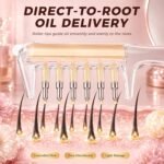 Scalp Oil Applicator Comb, Hair Serum Dispenser with Roller Ball - Image 2