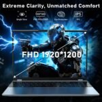 NAIKLULU Gaming Laptop,Window 11 Pro Laptop Computer, 16 Inch Lap Top,16GB RAM 1TB SSD PC 2026,MX350 Graphics,N95 4C/4T Processor(up to 3.4Ghz),Backlit Keyboard,FHD 1920 * 1200 Display,WiFi 5,BT4.0 - Image 4