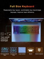 XNQ Laptop Computer, 18 Inch Gaming Laptop 2026, Window 11 Pro Lap Top PC, Core i5-1038NG7, 16GB RAM 1TB TF Expand, 512GB SSD, 1080p FHD IPS, Fingerprint, Wifi6 Business, School, Work, Student, Kids - Image 6