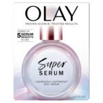 Olay Super Serum - Glow Serum for Face - Activated Niacinamide, Vitamin C & E, Collagen Peptide, AHA - 5-in-1 Benefits - Brightens, Hydrates, Smooths, Firms, Evens Tone, Proactive Anti-Aging, 1.7 Oz - Image 9