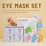 Yeokoe Under Eye Patches for Dark Circles,Eye Mask for Puffy Eyes With Collagen,Retinol,Vitmin C,Hyaluronic Acid and Niacinamide Face Masks Skincare Spa Gifts for Woman 20Pairs - Image 2